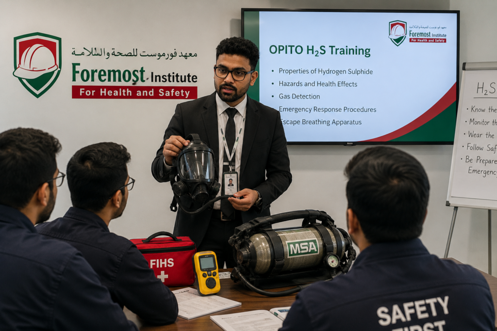 opito h2s training , h2s training , h2s course , h2s training in abudhabi , h2s course in abudhabi,